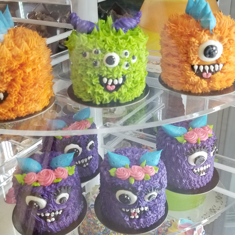 Monster Mini Cakes