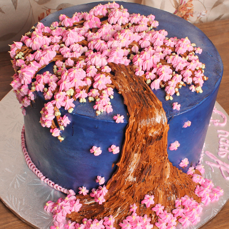 Cherry Tree in Bloom Cake