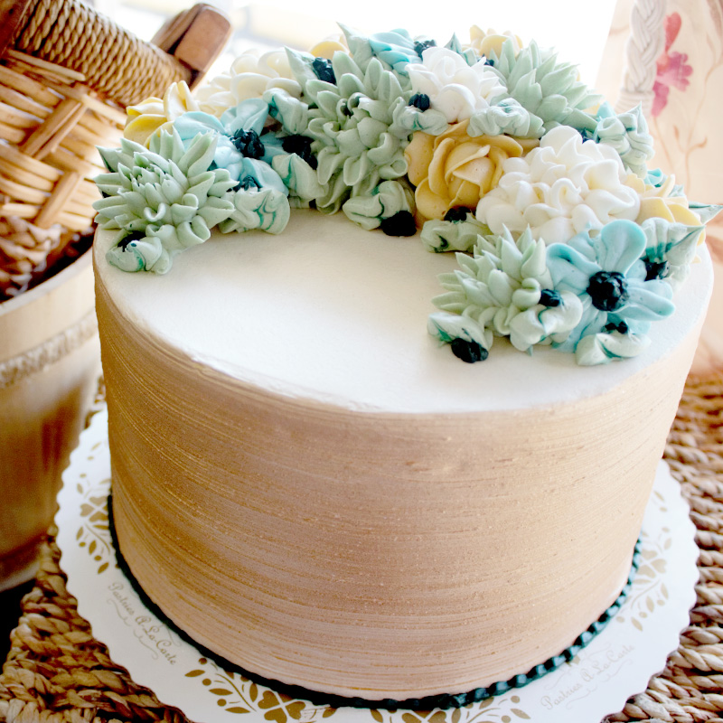 Marshland Flowers Cake
