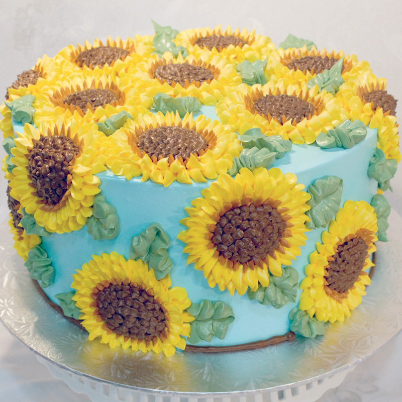 Sunflower Skies Cake