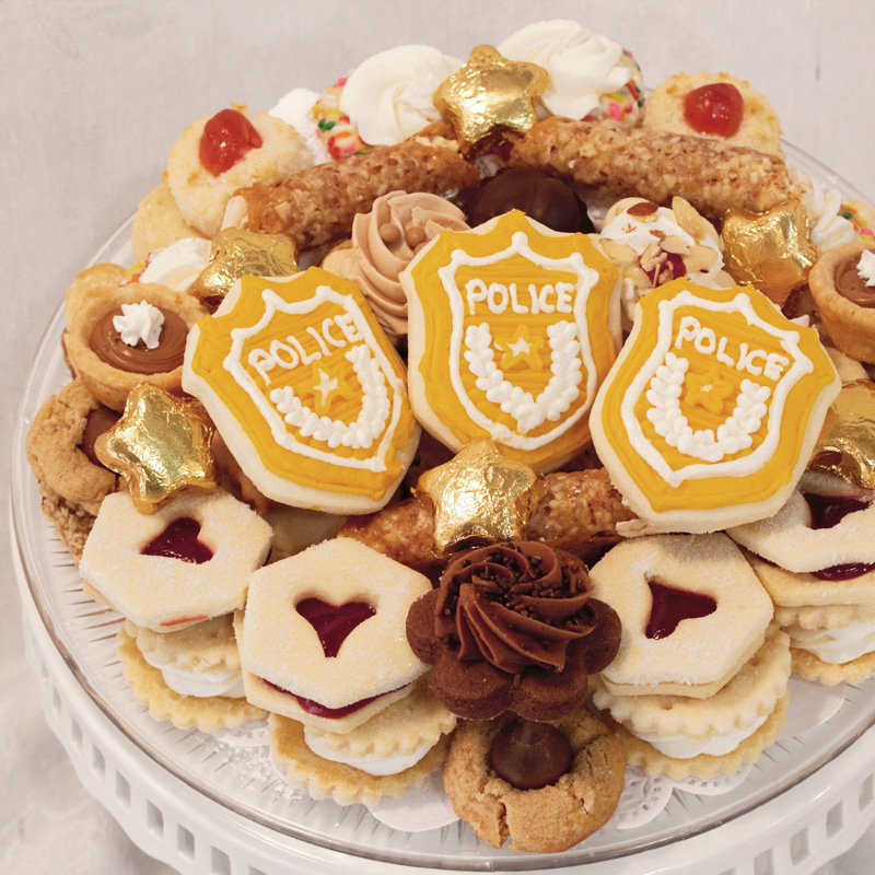 Customized Police Cookie Tray