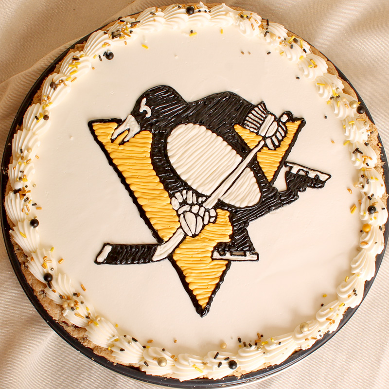 Pittsburgh Penguins Logo Cookie Cake