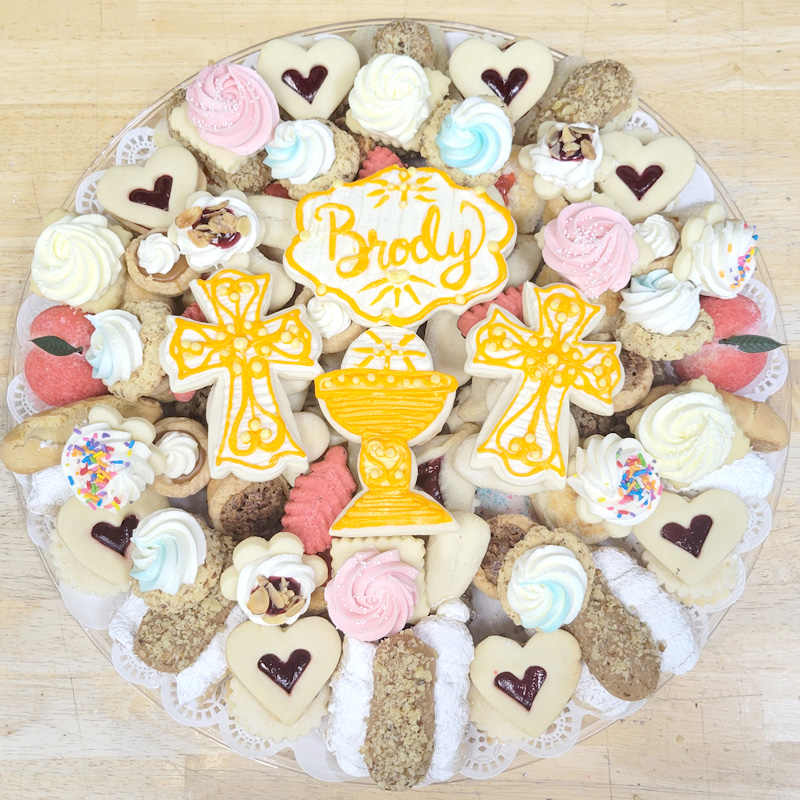 First Communion Cookie Tray