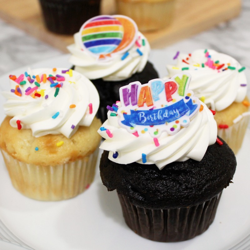 Birthday Themed Cupcakes