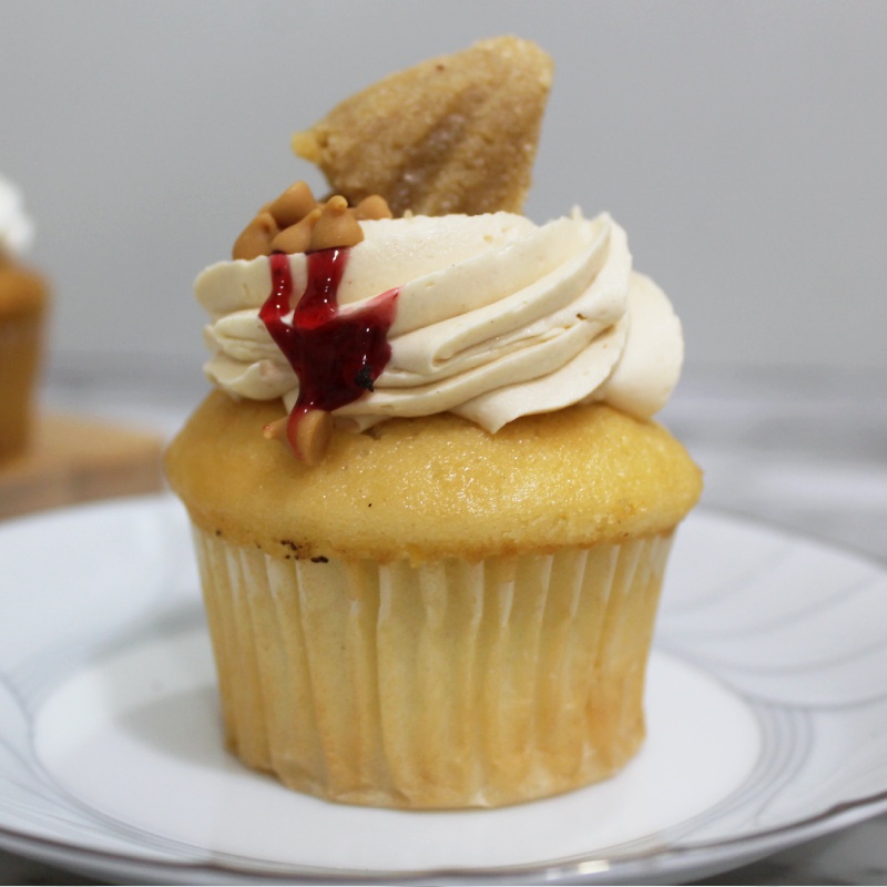 Peanut Butter and Jelly Gourmet Cupcakes