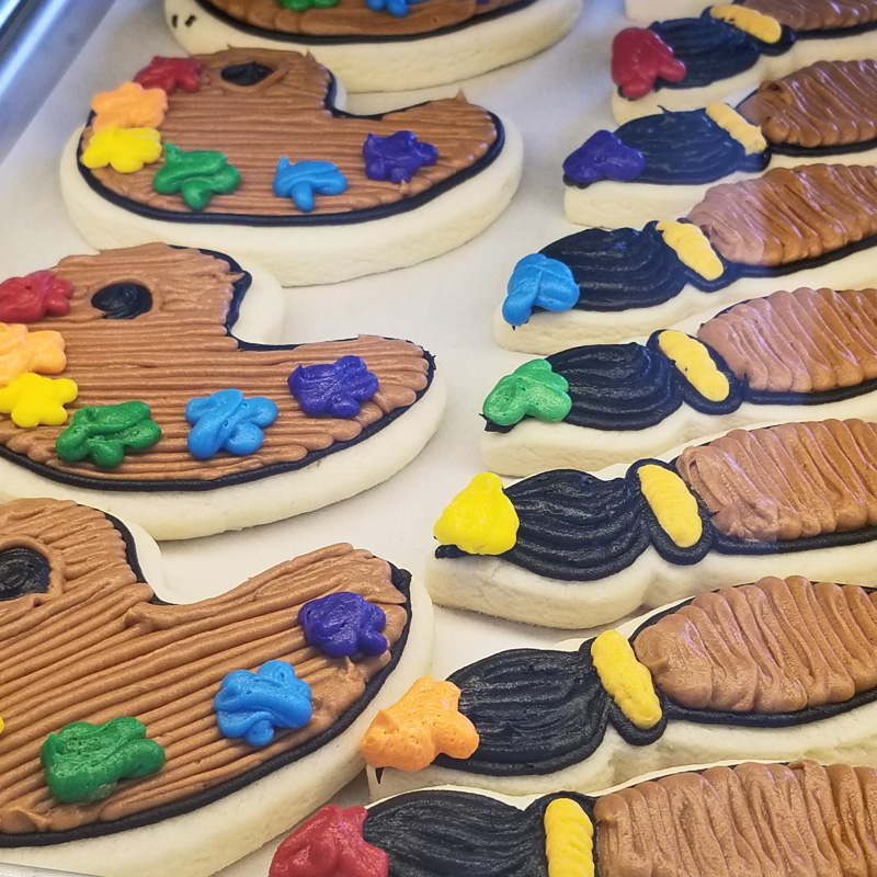 Art Themed Cookies