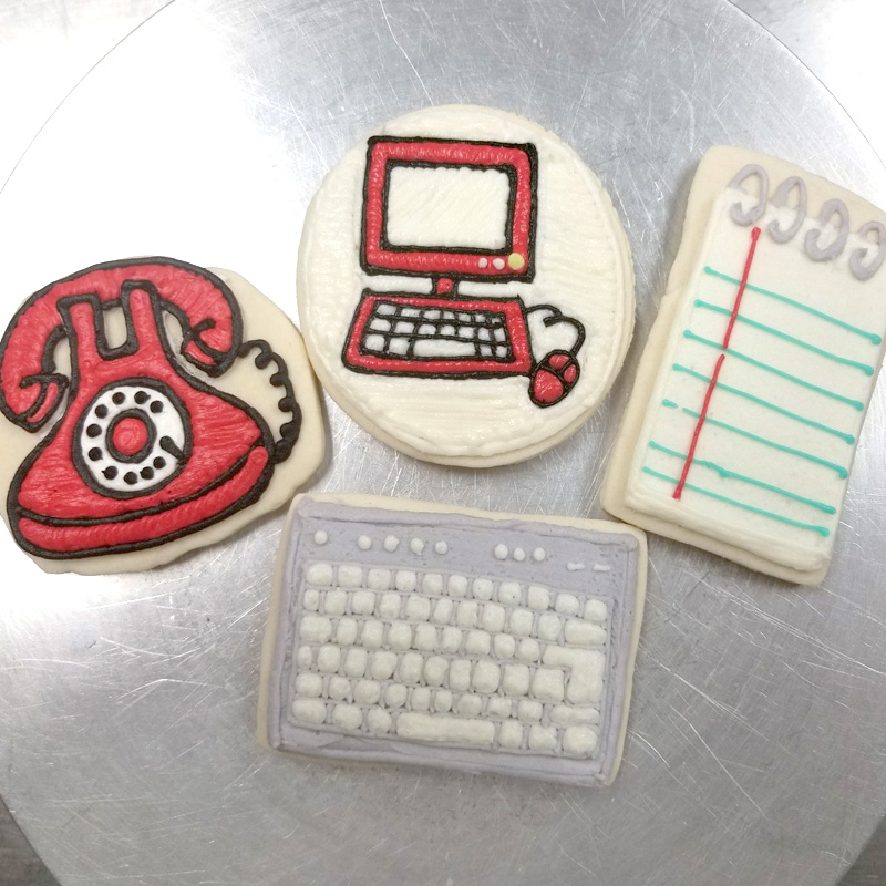 Office Themed Cookies