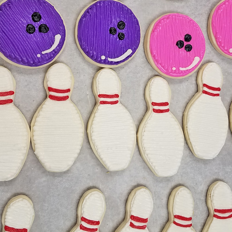 Bowling Cookies