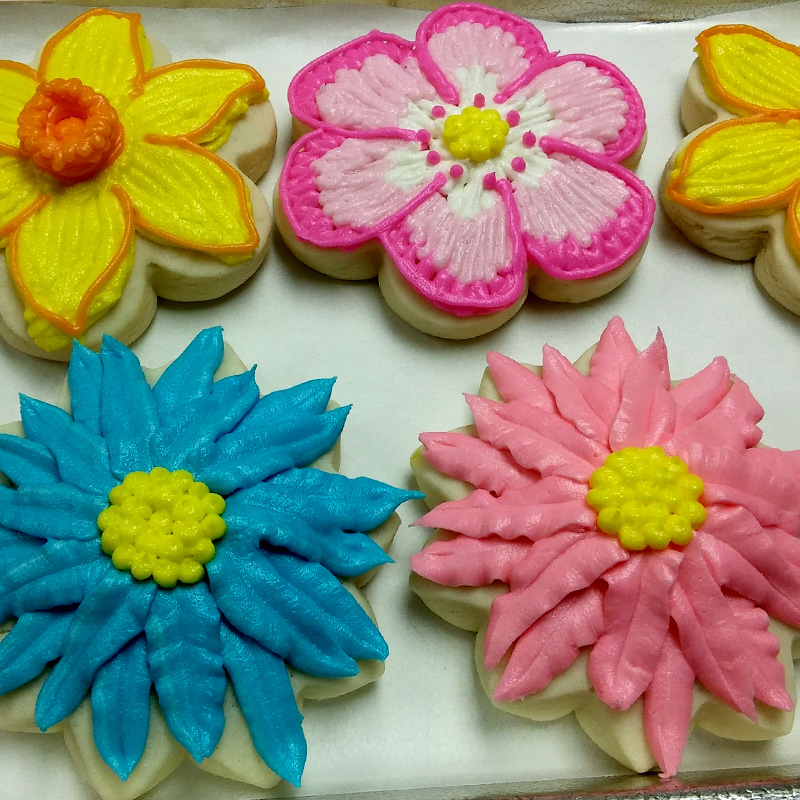 Spring Flowers Cookies