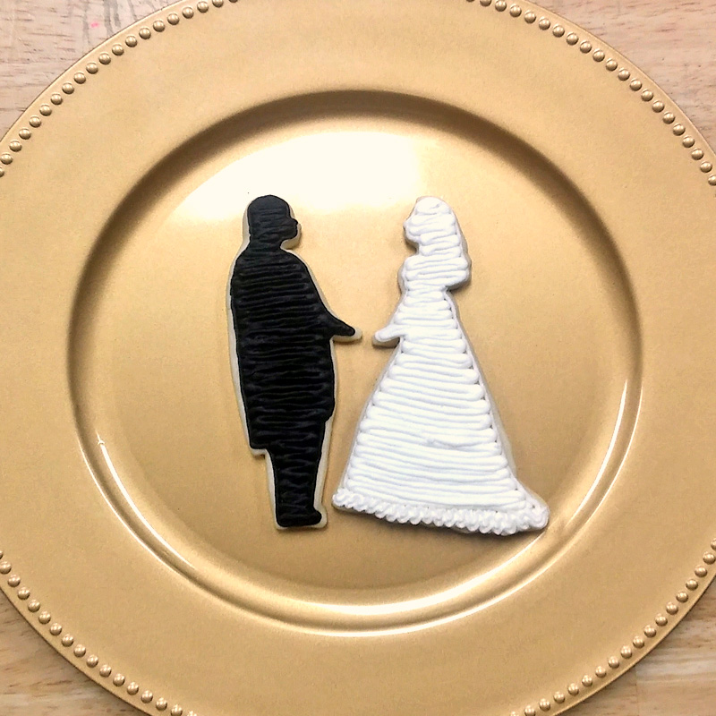 Bride & Groom Silhouettes
